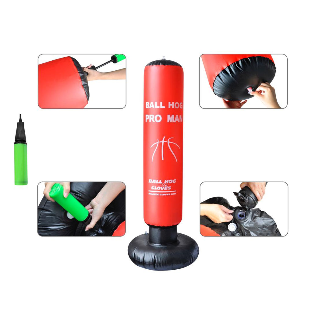 Ball Hog PRO MAN (Inflatable Basketball Training Aid) BallHogGloves