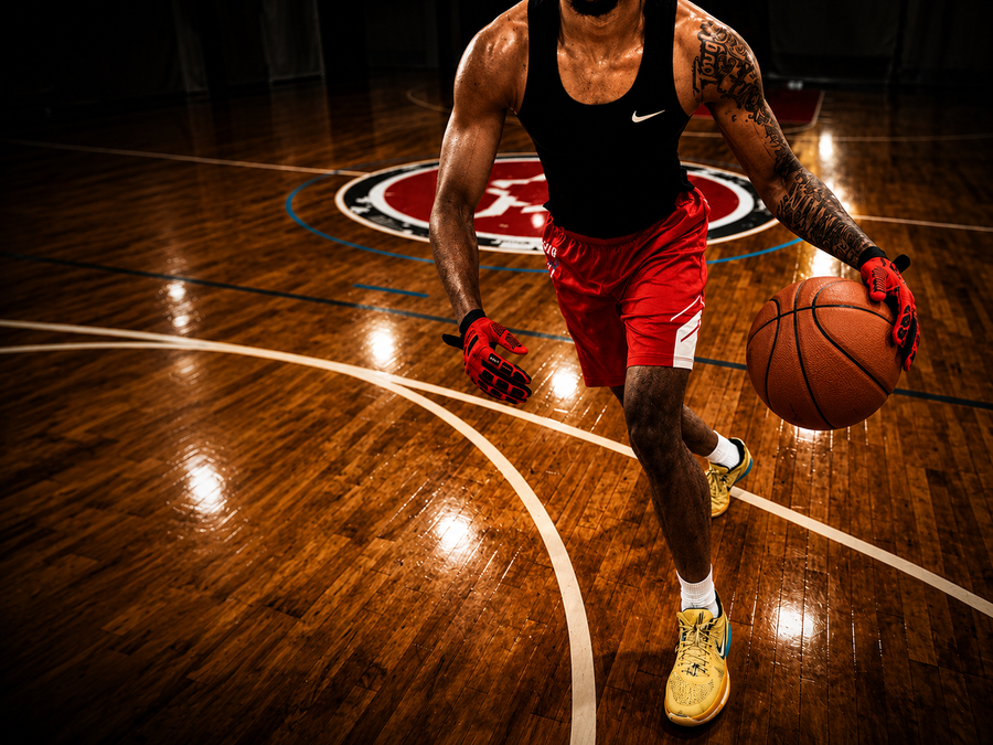 Ball Hog 2.0 Weighted Basketball Training Gloves | Improve Dribbling & Ball Handling BallHogGloves