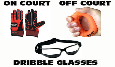Ball Hog Gloves X-Factor, Grip & Dribble Glasses Bundle BallHogGloves